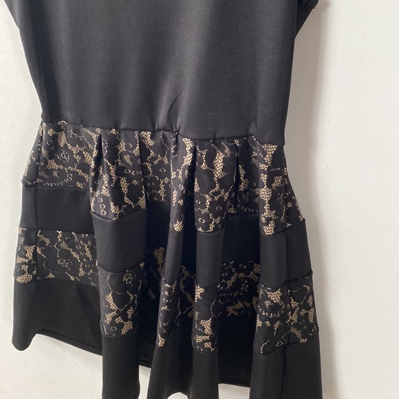 Ruby Rox Black Key Hole Back Lace Sleeveless Dress, Size 7 - Picture 3 of 10